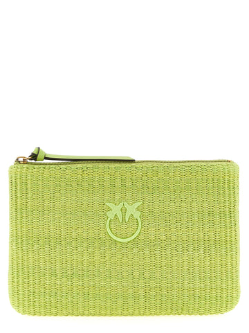 Pinko - Raffia clutch