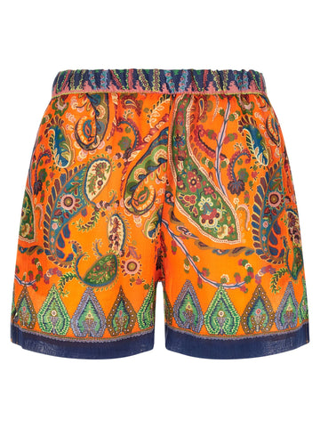 Etro - Ramie shorts
