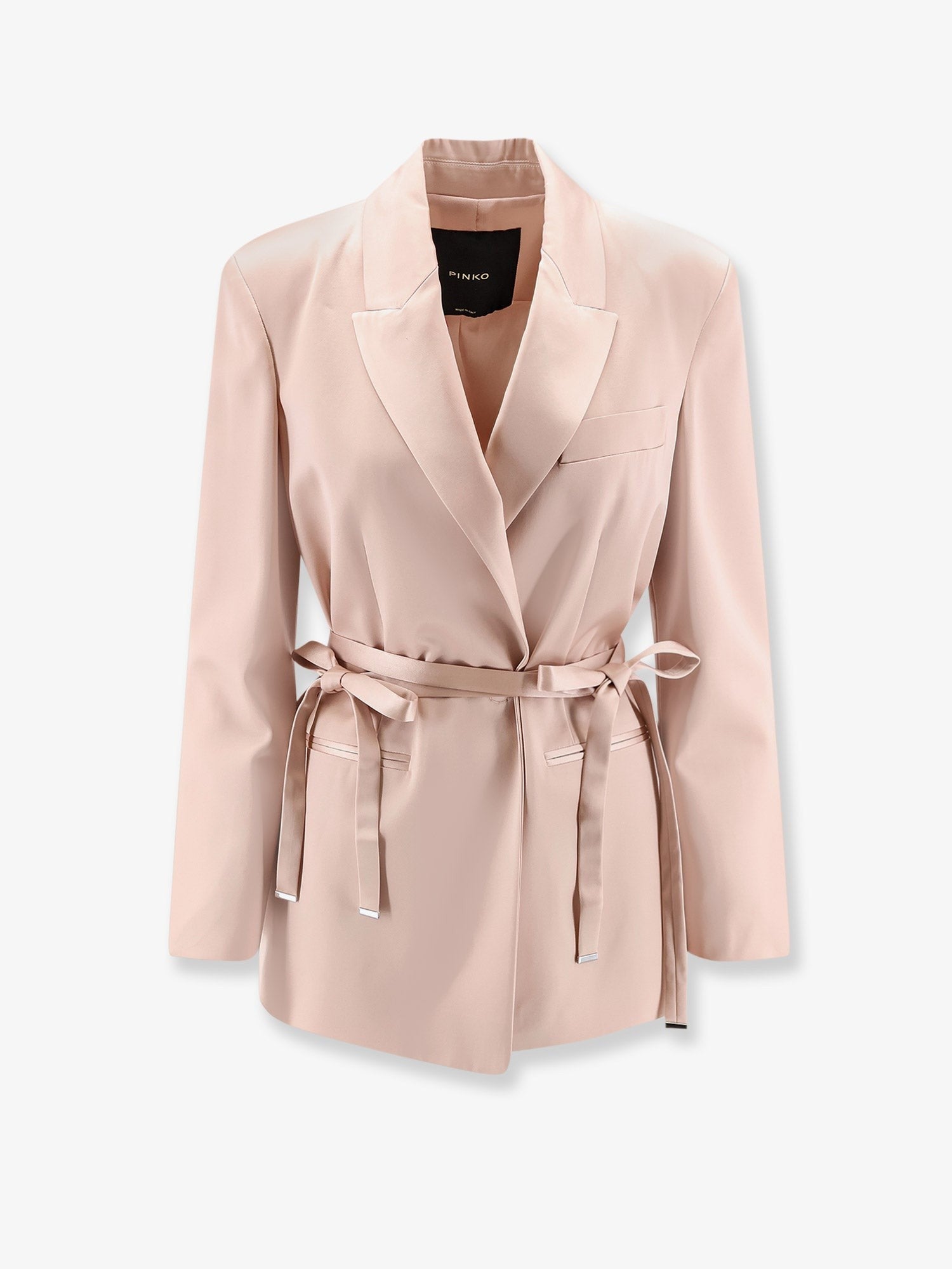 Rapa satin blazer with belt rapa-satin-blazer-with-belt_40b919a0-d9d8-4f70-9442-7783f374c11f