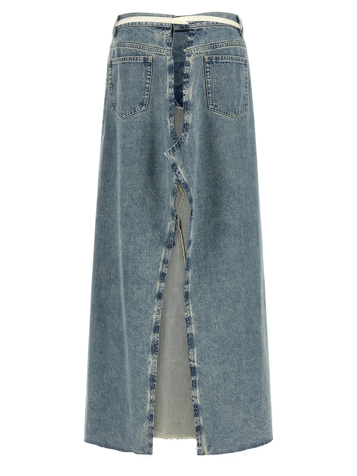 Maison Margiela - Raw hem denim skirt