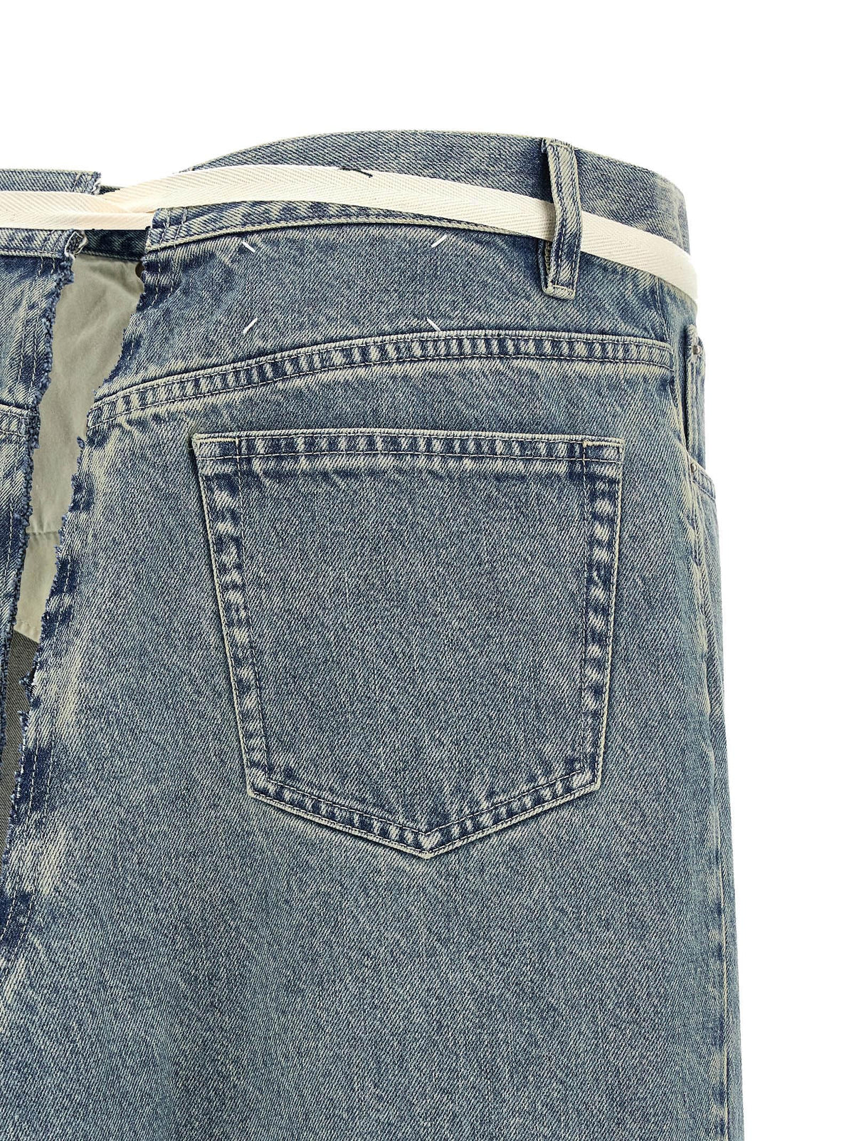 Maison Margiela - Raw hem denim skirt