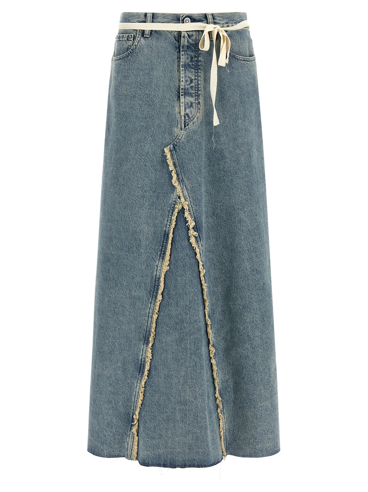 Maison Margiela - Raw hem denim skirt