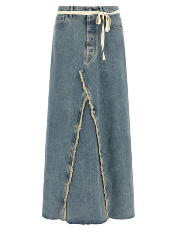 Maison Margiela - Raw hem denim skirt