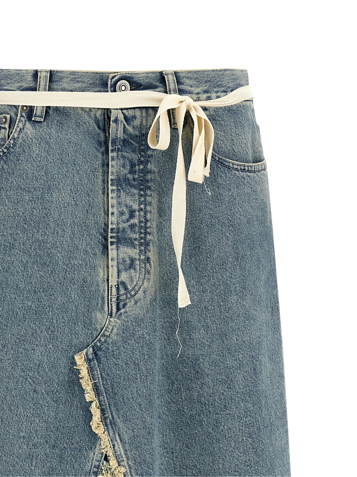 Maison Margiela - Raw hem denim skirt