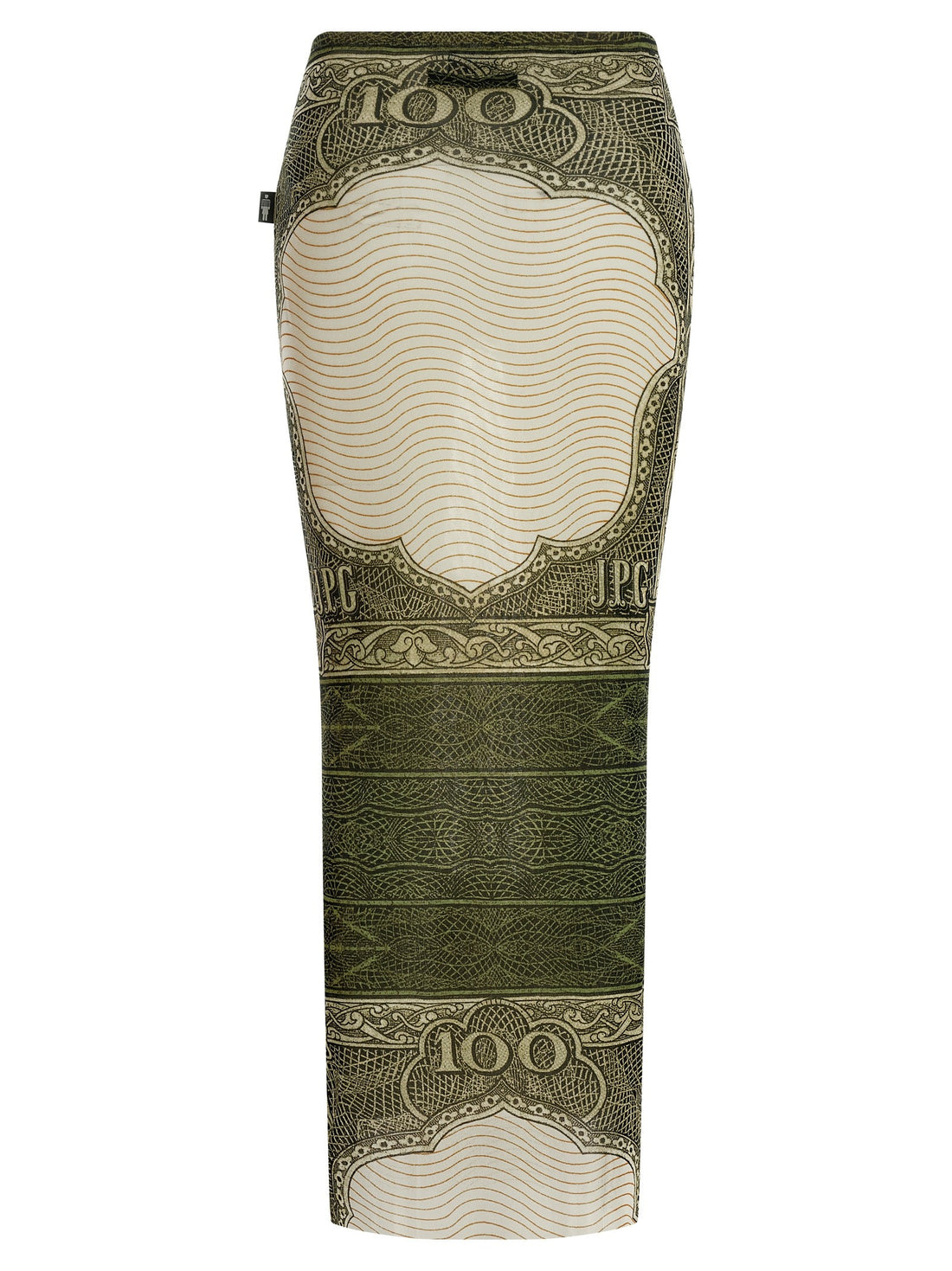JEAN PAUL GAULTIER - 'Re-edition - The Green Cartouche' skirt re-edition-the-green-cartouche-skirt_897198cb-bb4a-4b6a-97c2-eec787b83576