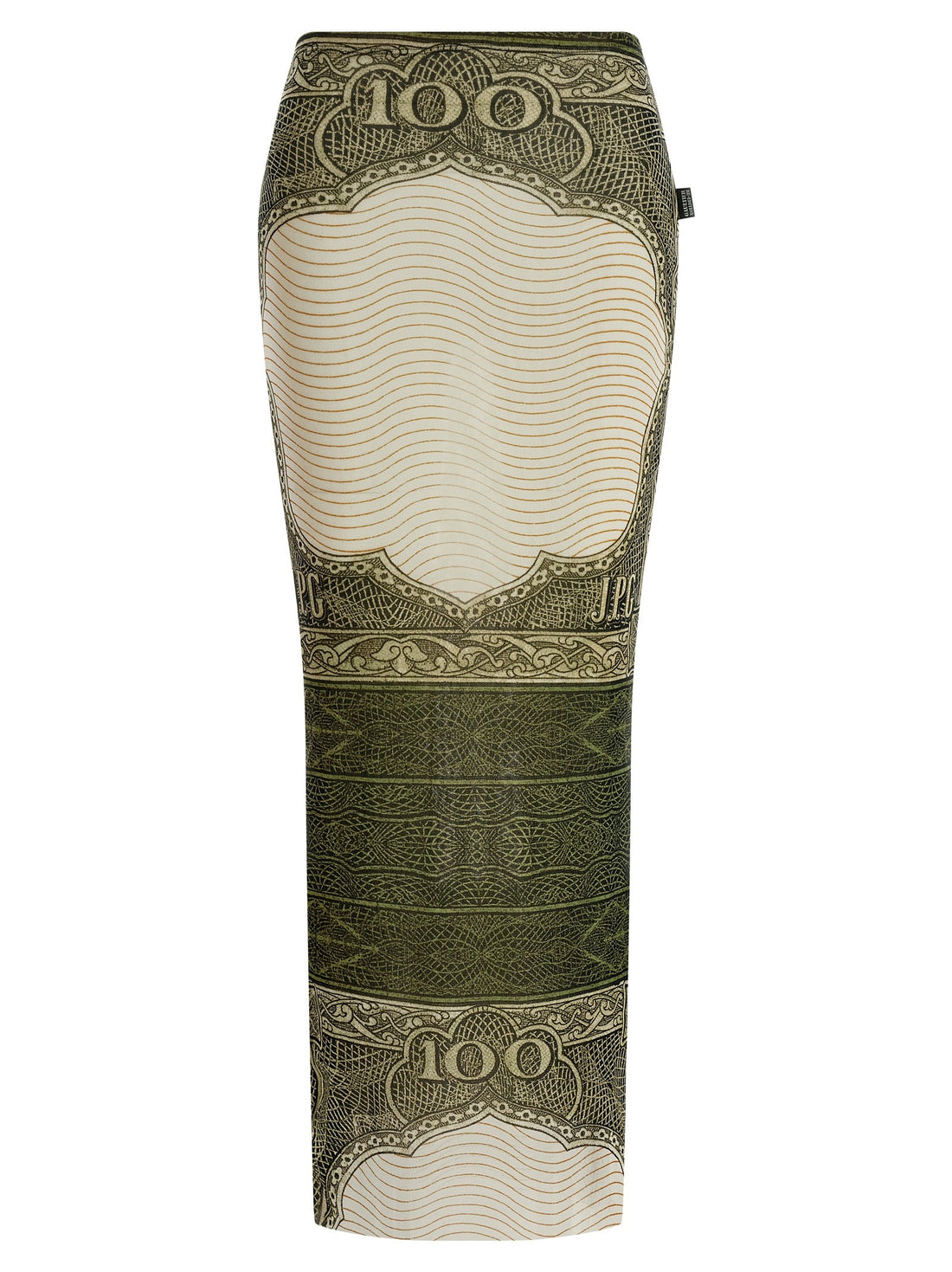 JEAN PAUL GAULTIER - 'Re-edition - The Green Cartouche' skirt re-edition-the-green-cartouche-skirt_897198cb-bb4a-4b6a-97c2-eec787b83576