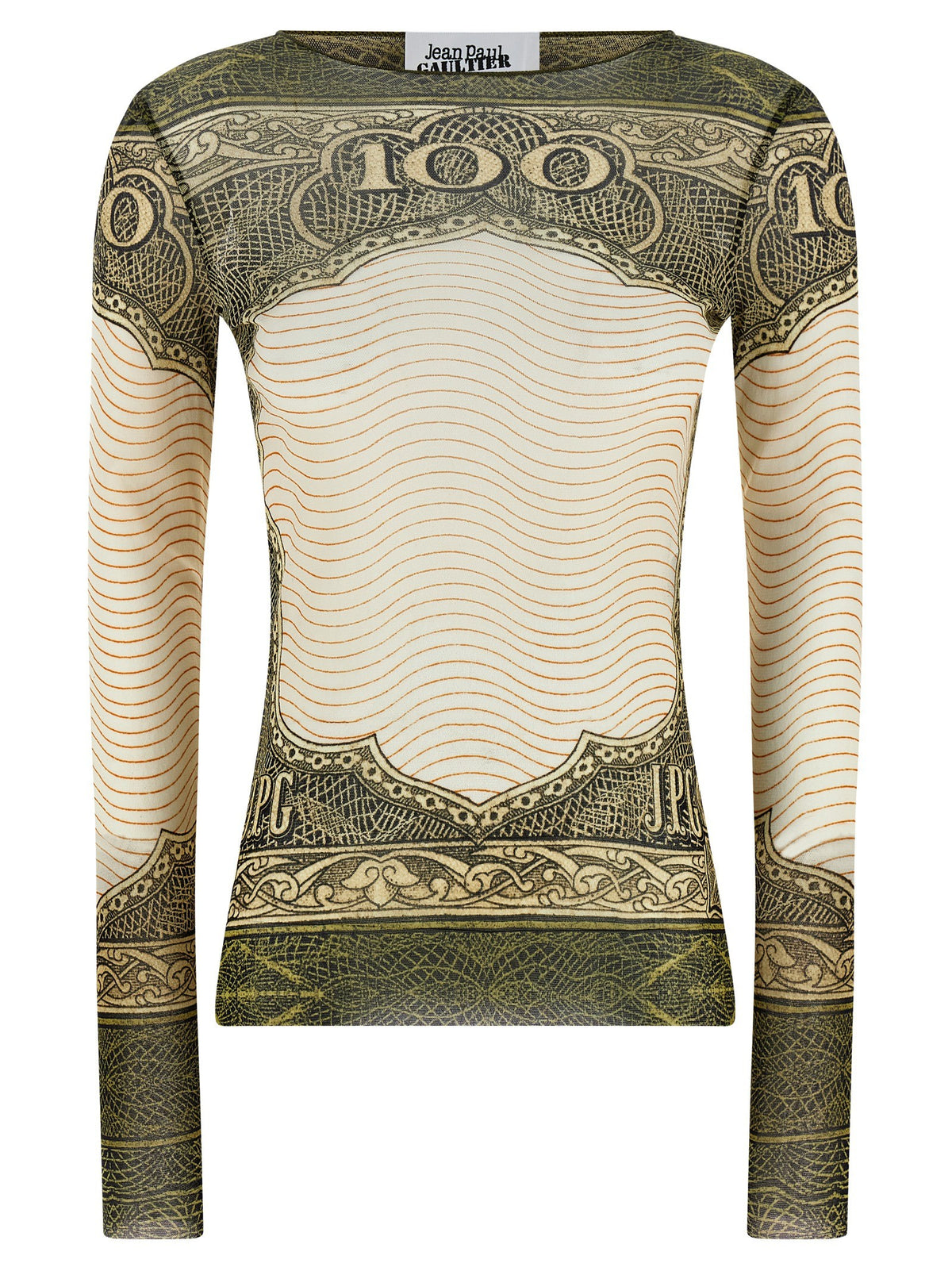 JEAN PAUL GAULTIER - 'Re-edition - The Green Cartouche' top re-edition-the-green-cartouche-top