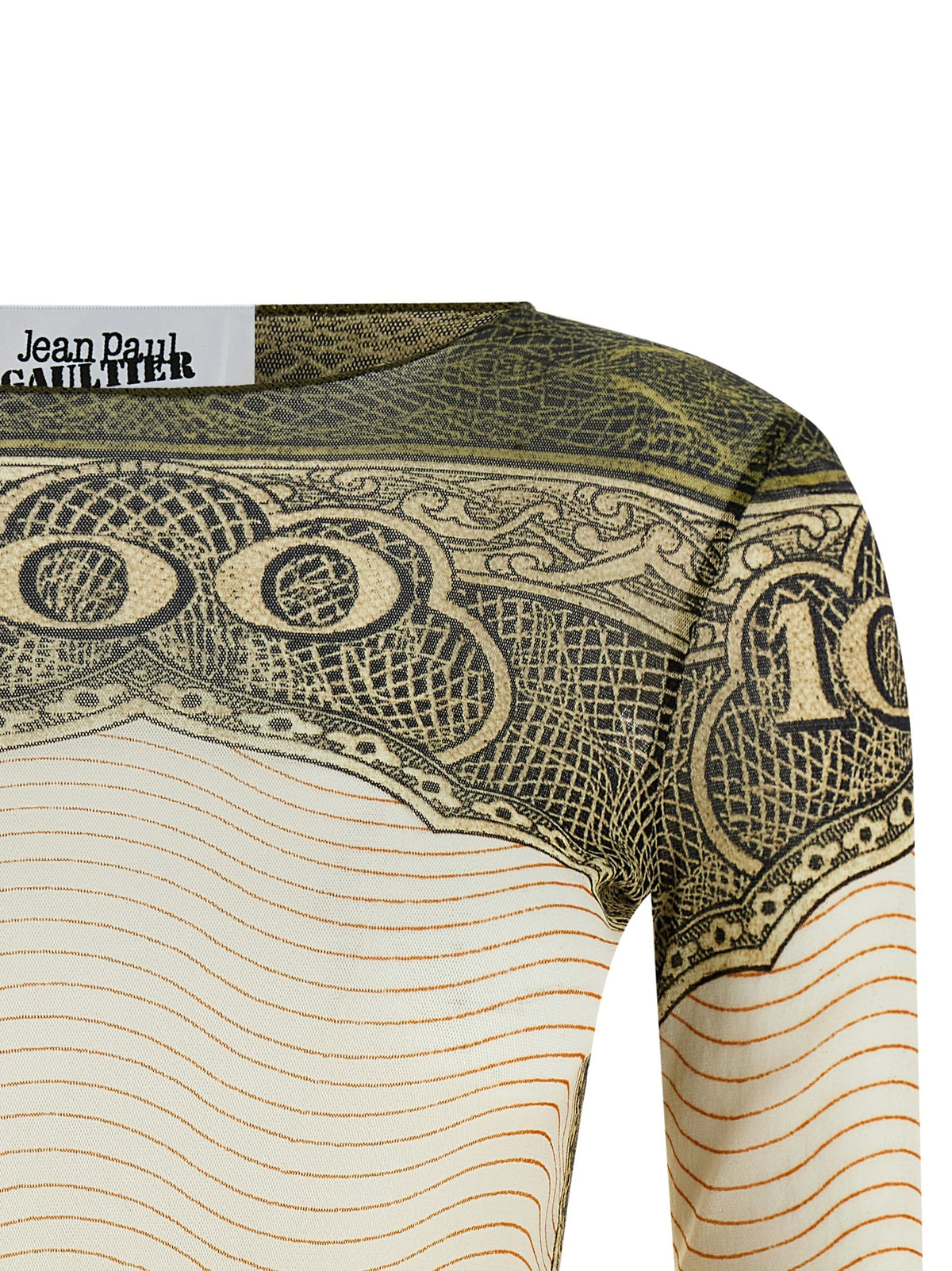 JEAN PAUL GAULTIER - 'Re-edition - The Green Cartouche' top re-edition-the-green-cartouche-top_bd5d90f6-2a5b-40bc-ab90-f634183eb968