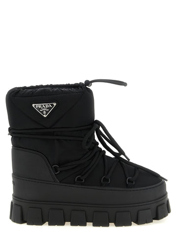 PRADA - Re-Nylon ankle boots Black