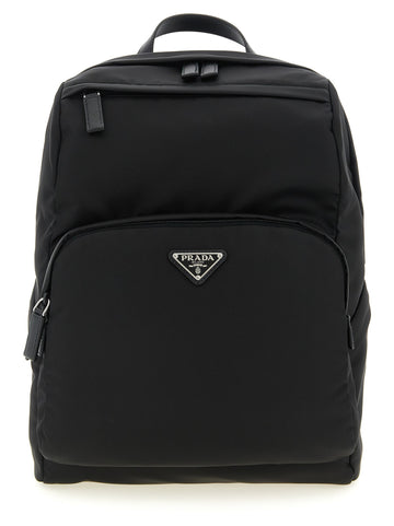 PRADA - Re-nylon backpack Black U