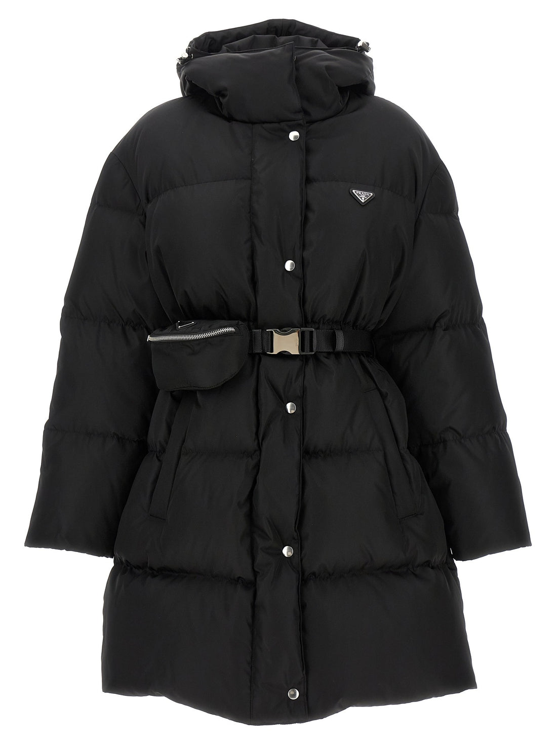 PRADA - Re-Nylon down jacket Black 38 IT