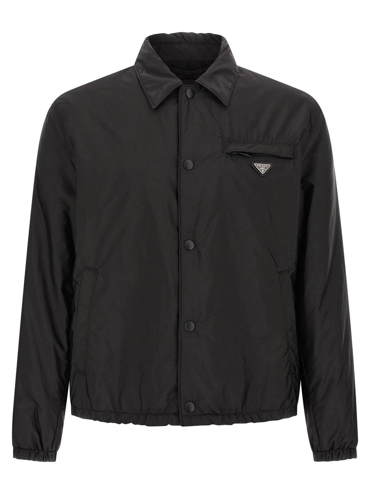 PRADA - Re-nylon feather jacket Black 50 IT