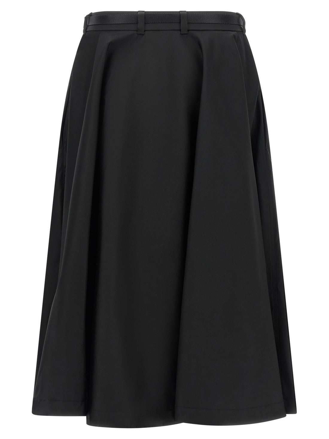 PRADA - Re-Nylon flared skirt Black