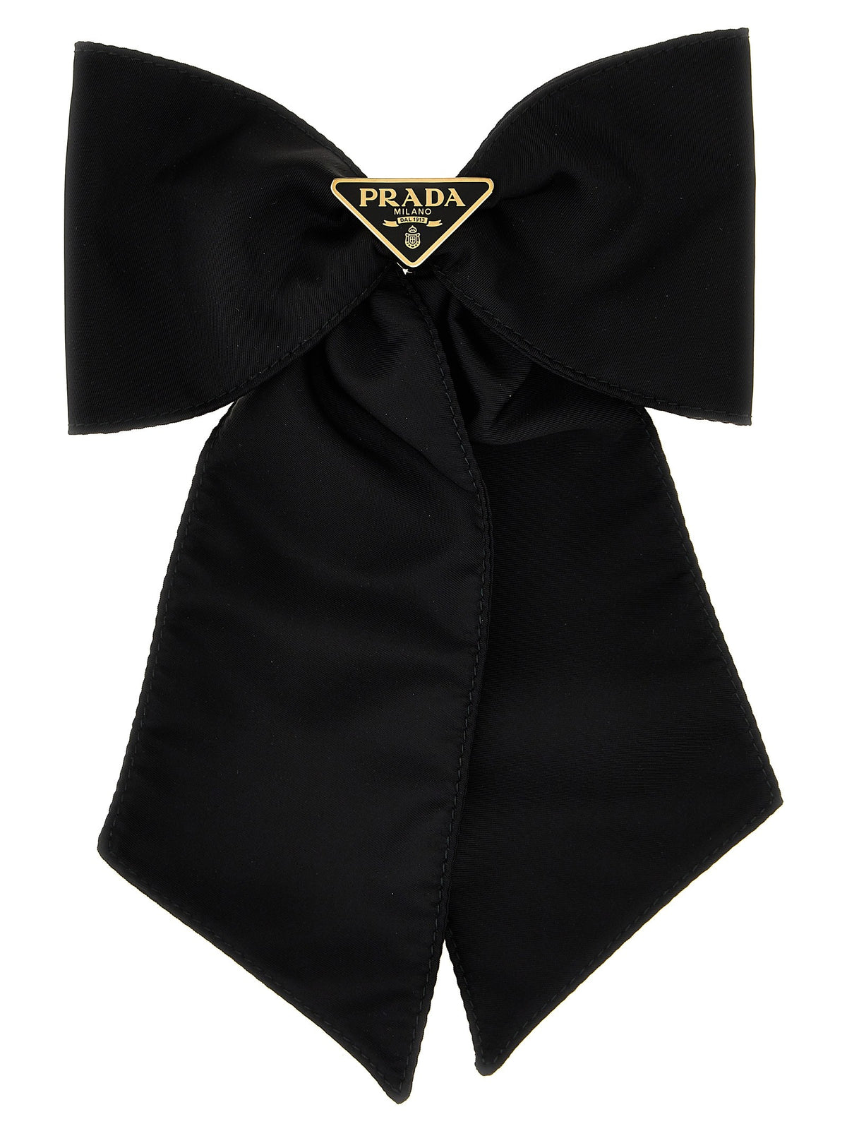 PRADA - Re-Nylon hair clip Black U