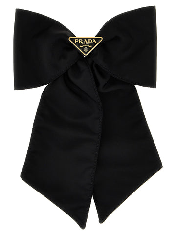 PRADA - Re-Nylon hair clip Black U