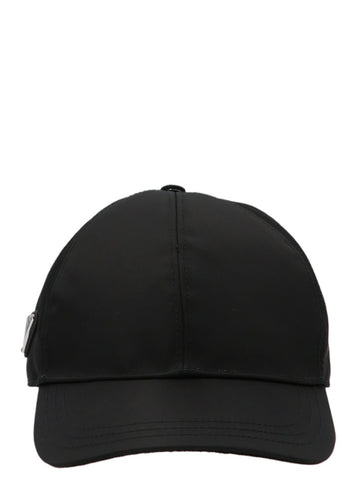 PRADA - Re-Nylon logo cap Black