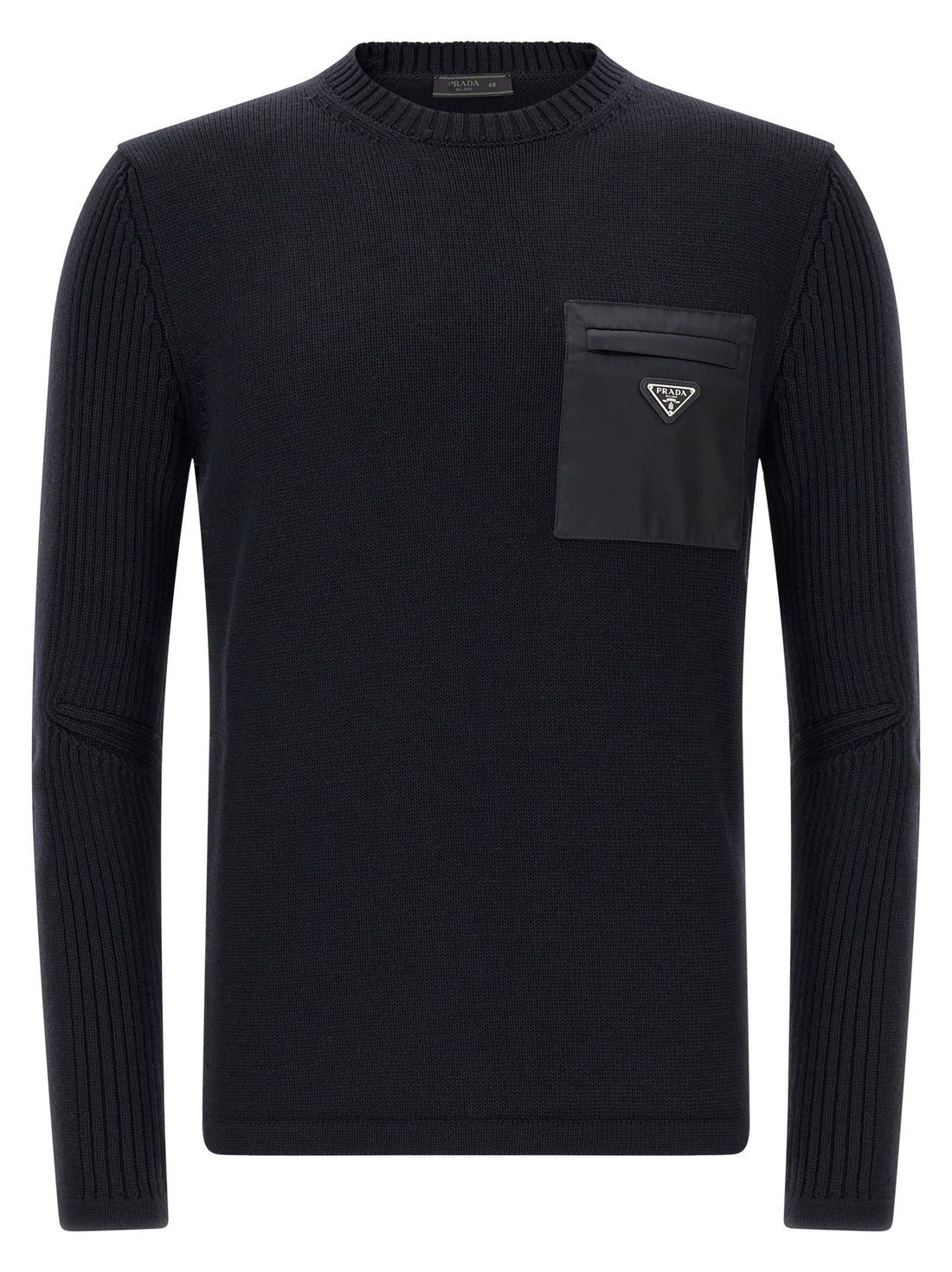 PRADA - 'Re-Nylon' Pocket Sweater Blue