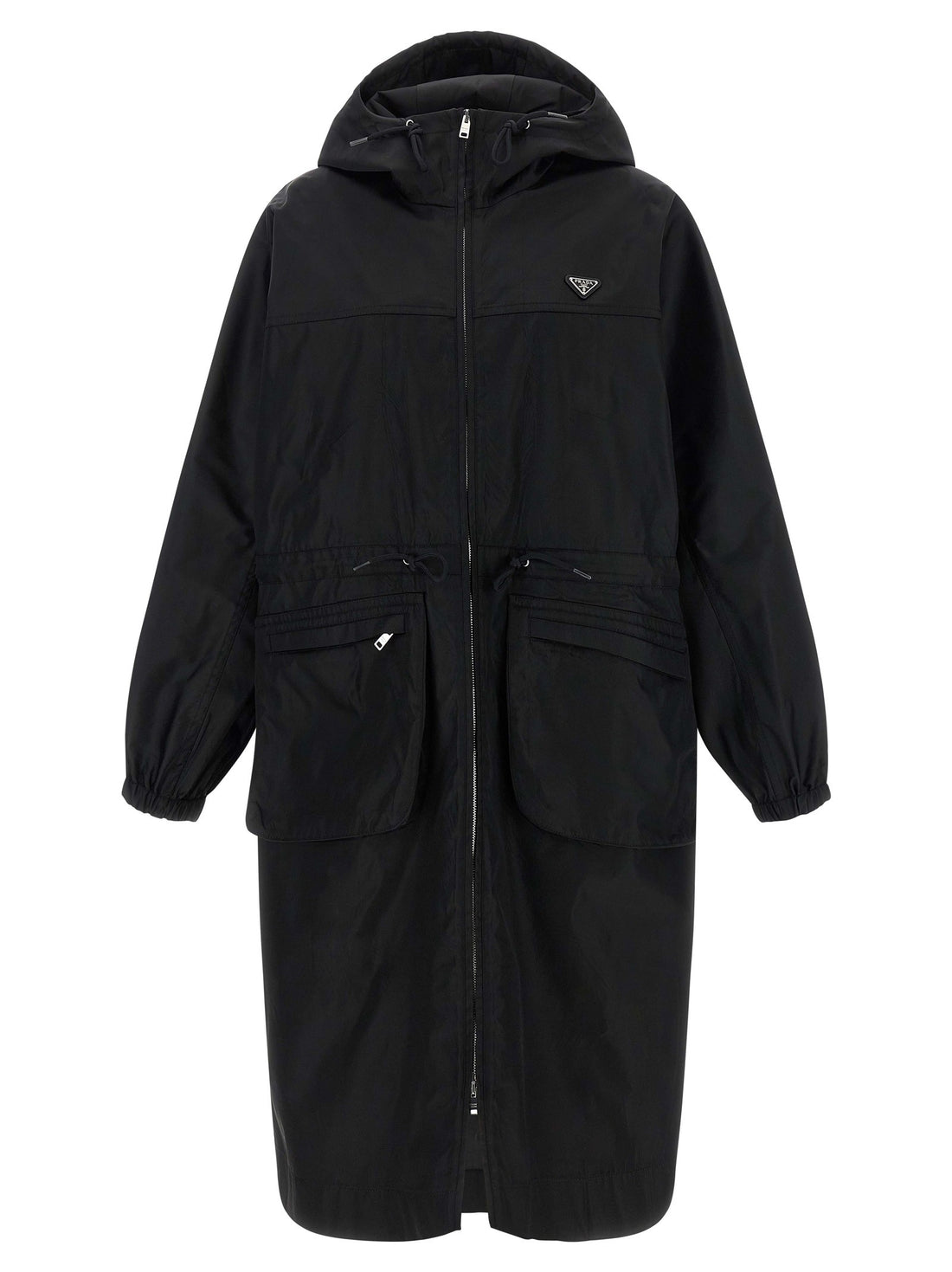 PRADA - Re-nylon raincoat Black