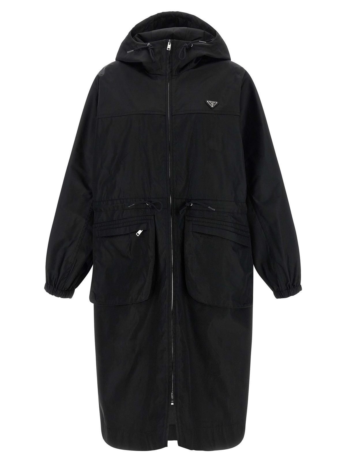 PRADA - Re-nylon raincoat Black