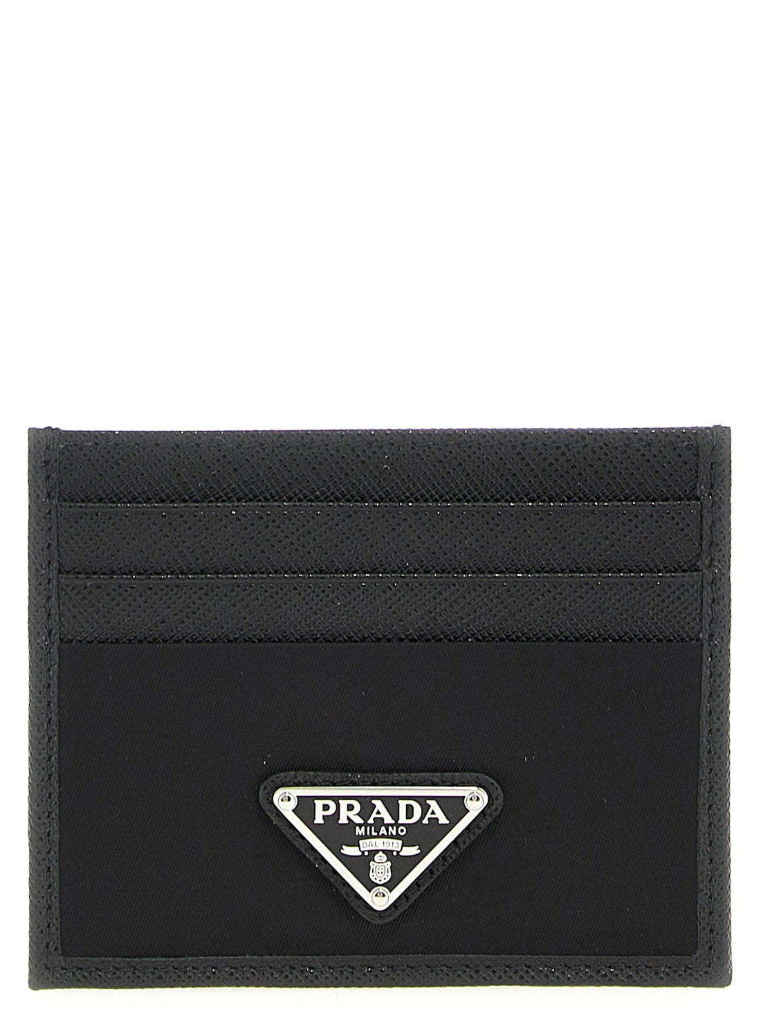 PRADA - Re-Nylon Saffiano cardholder Black U