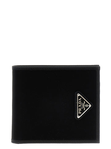 PRADA - Re-nylon wallet Black U