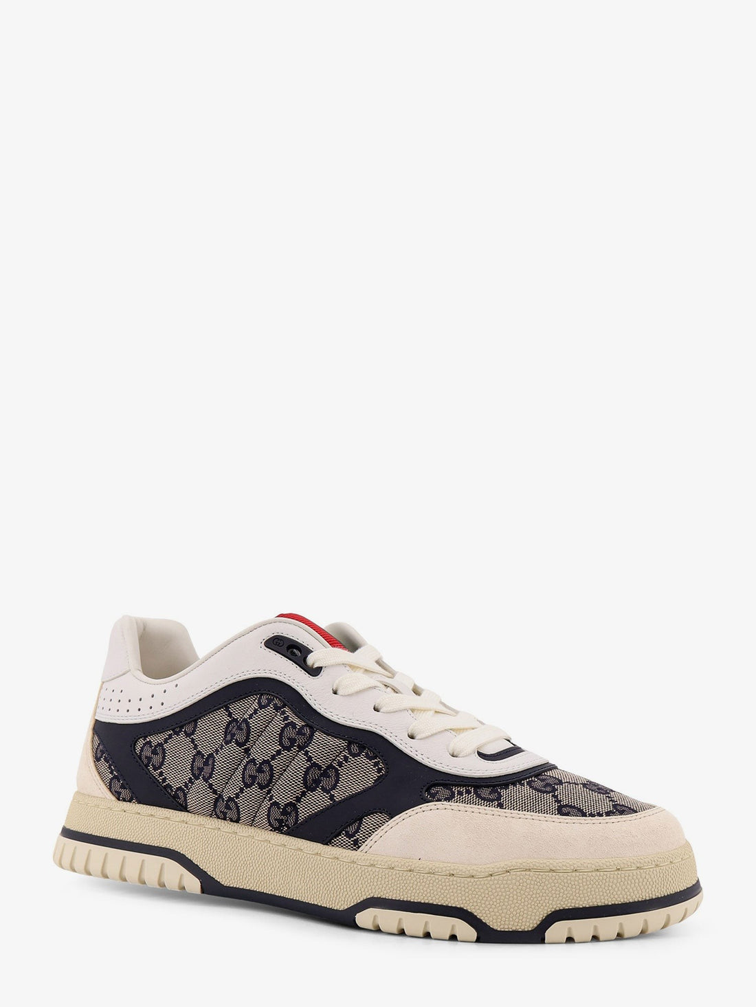 Re-Web GG Original Fabric and suede sneakers