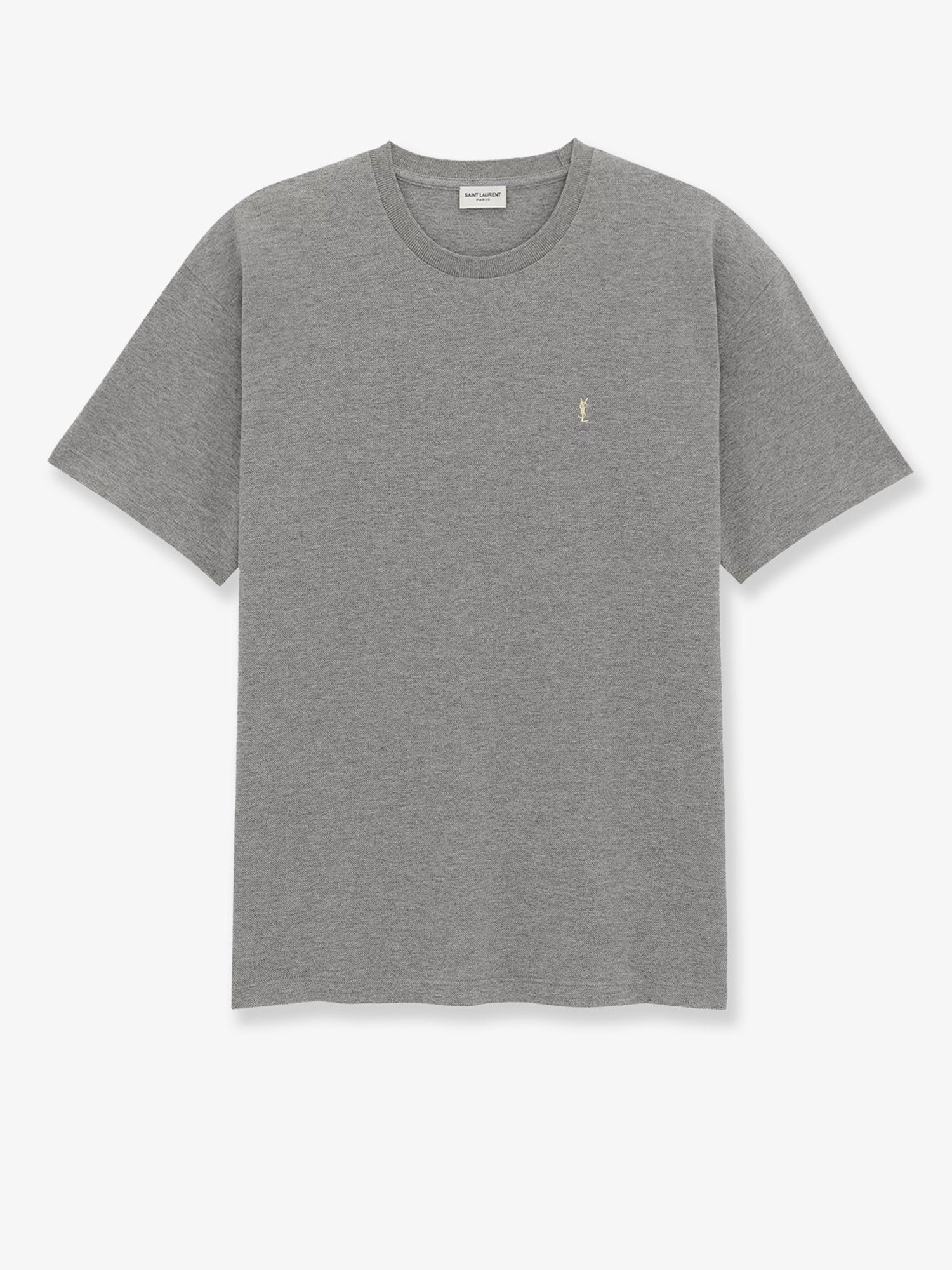 Saint Laurent - Recycled material t-shirt with Cassandre embroidery