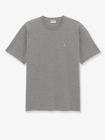 Saint Laurent - Recycled material t-shirt with Cassandre embroidery