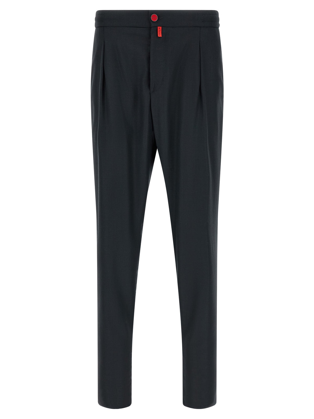 KITON - Red button pants Blue