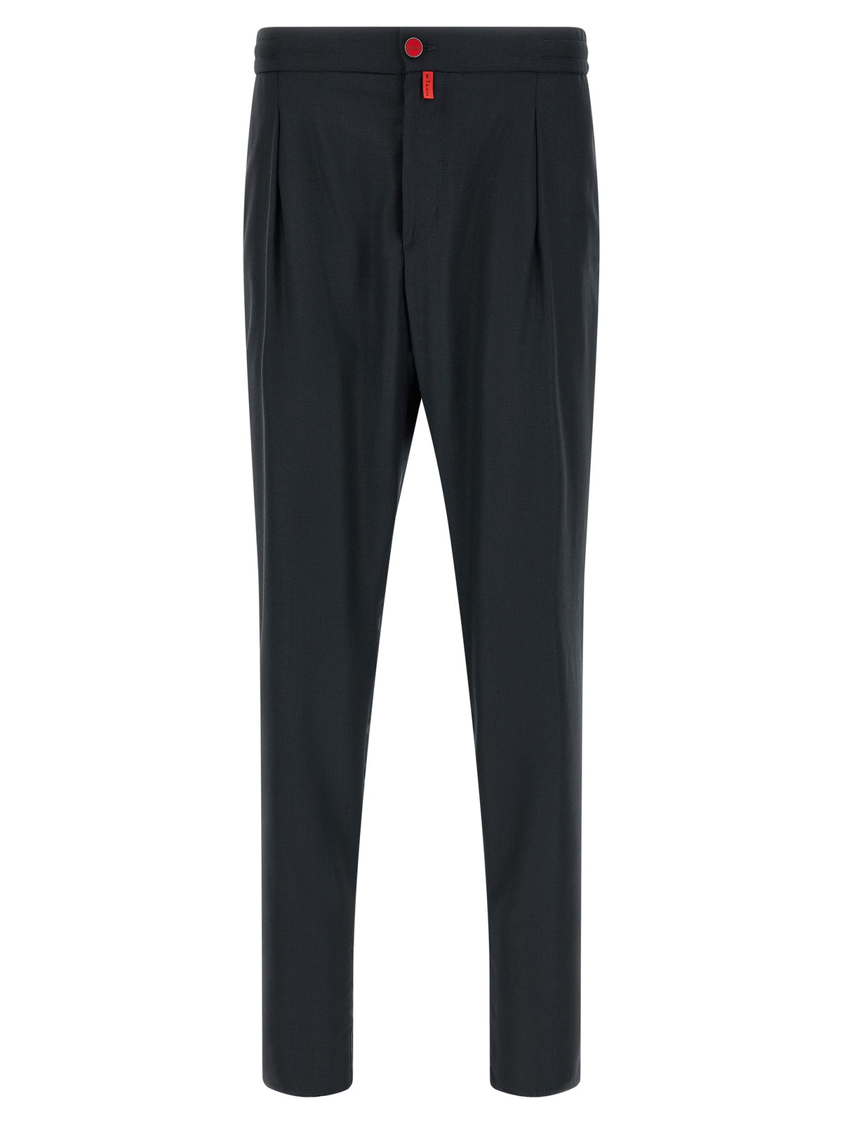KITON - Red button pants Blue