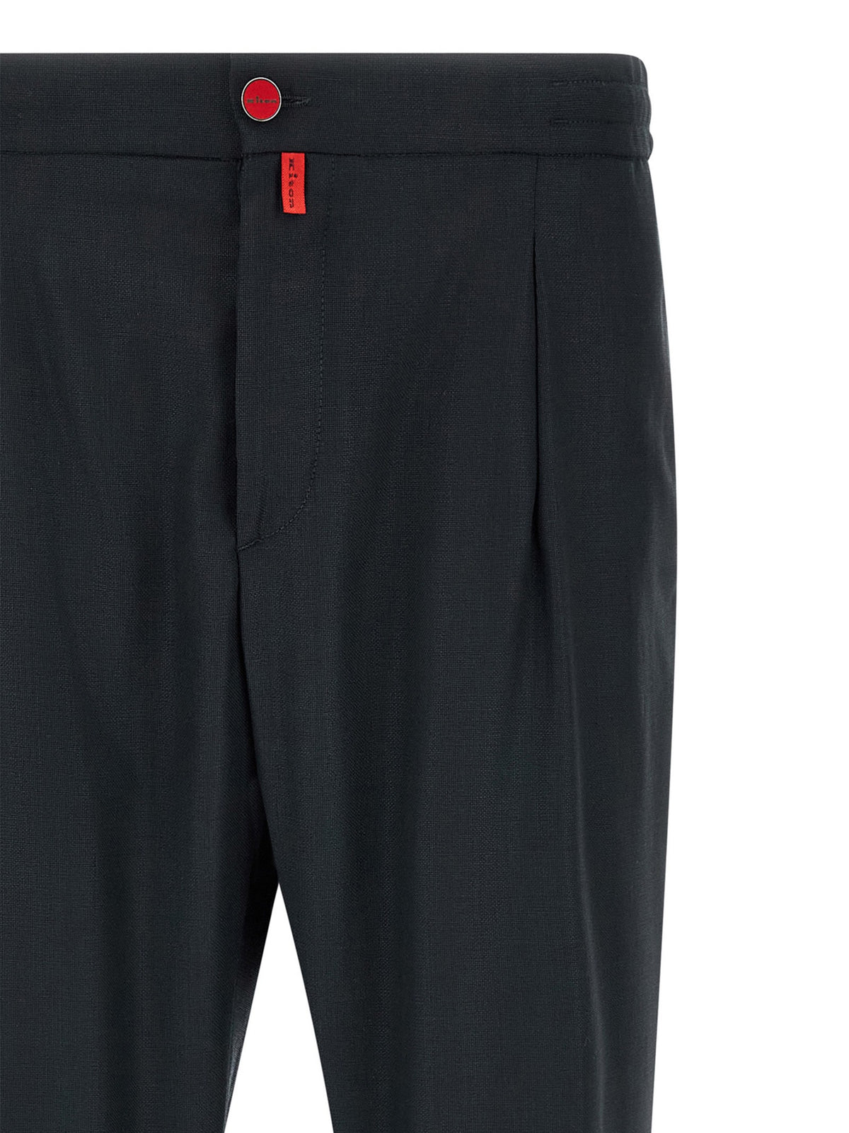 KITON - Red button pants