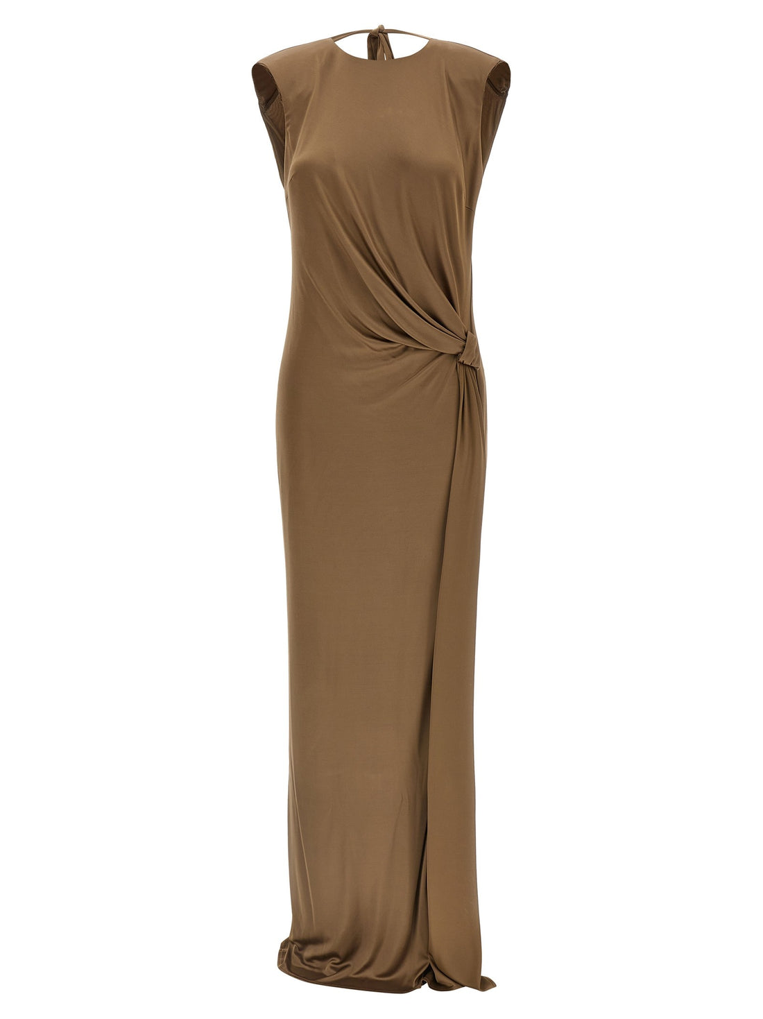 Elisabetta Franchi - 'Red Carpet' dress beige