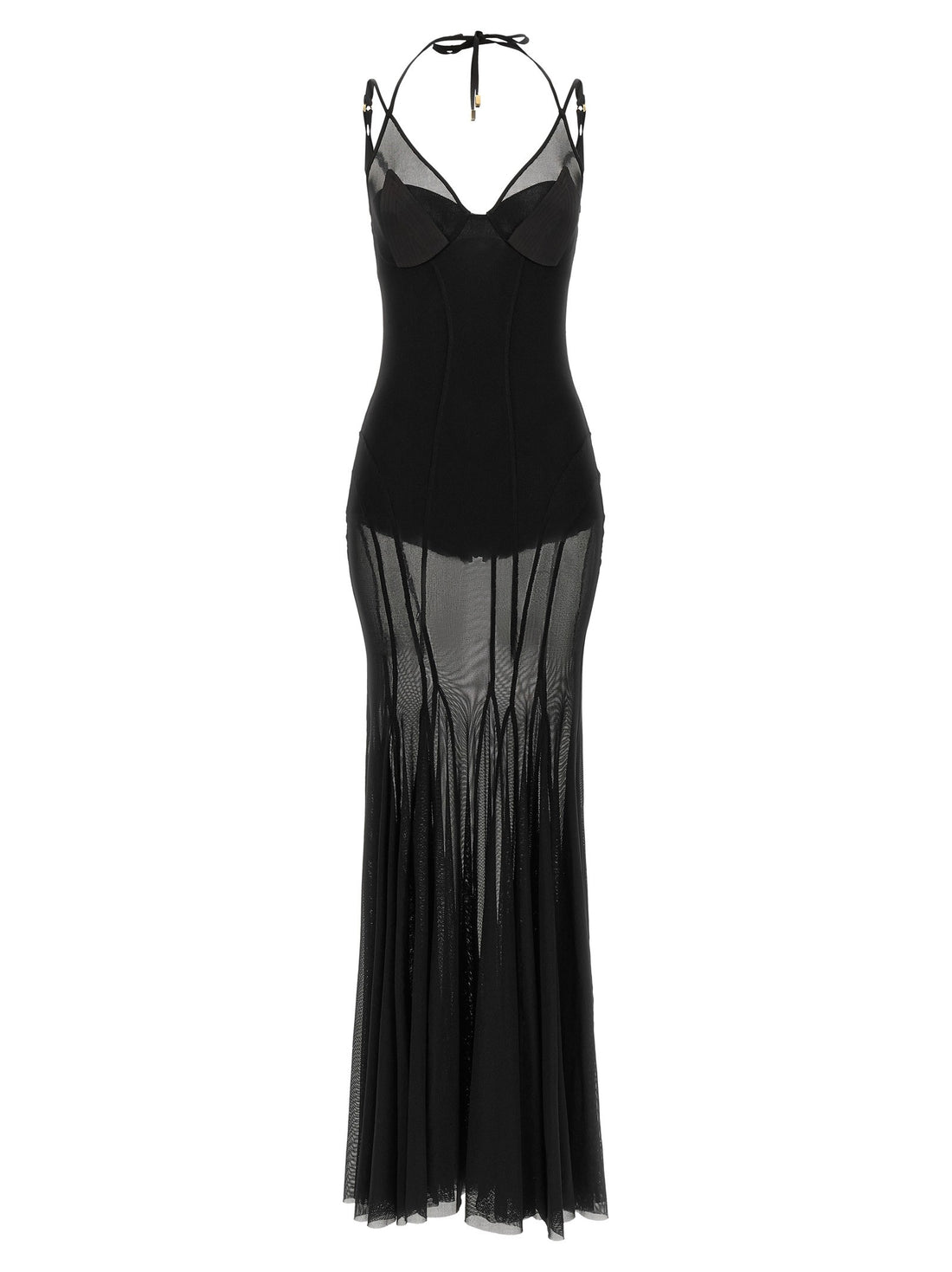 Elisabetta Franchi - 'Red Carpet' dress Black 40 IT