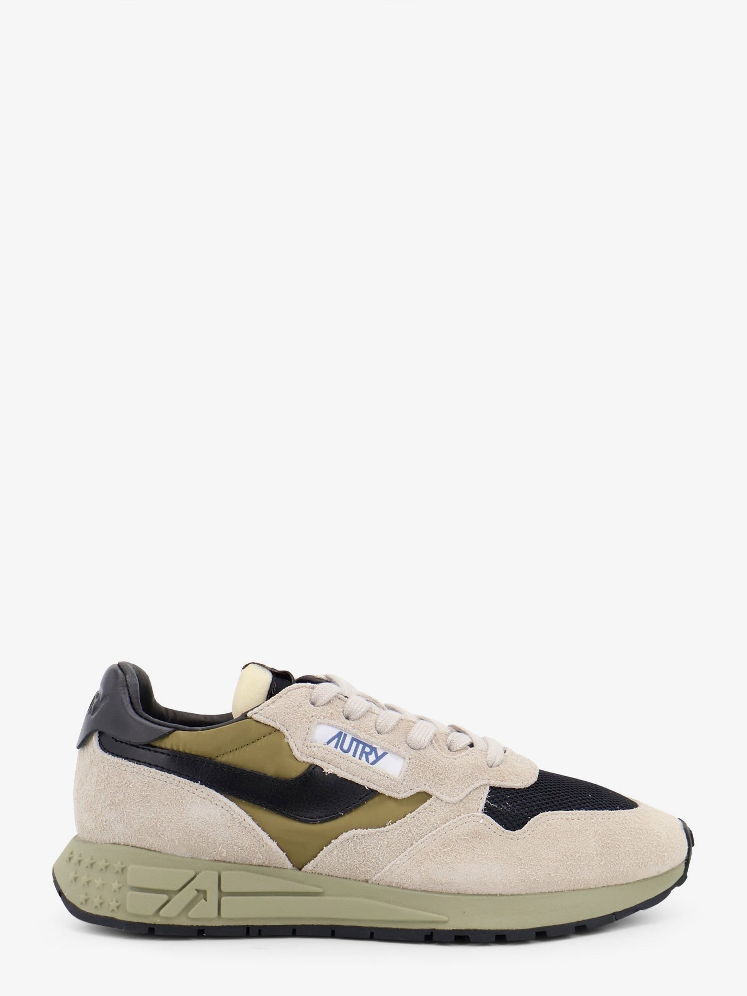 Autry - Reelwind Low mesh and suede sneakers with iconic side logo