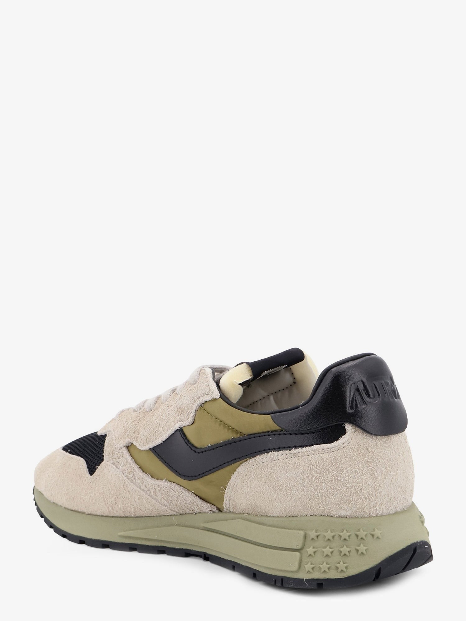 Autry - Reelwind Low mesh and suede sneakers with iconic side logo