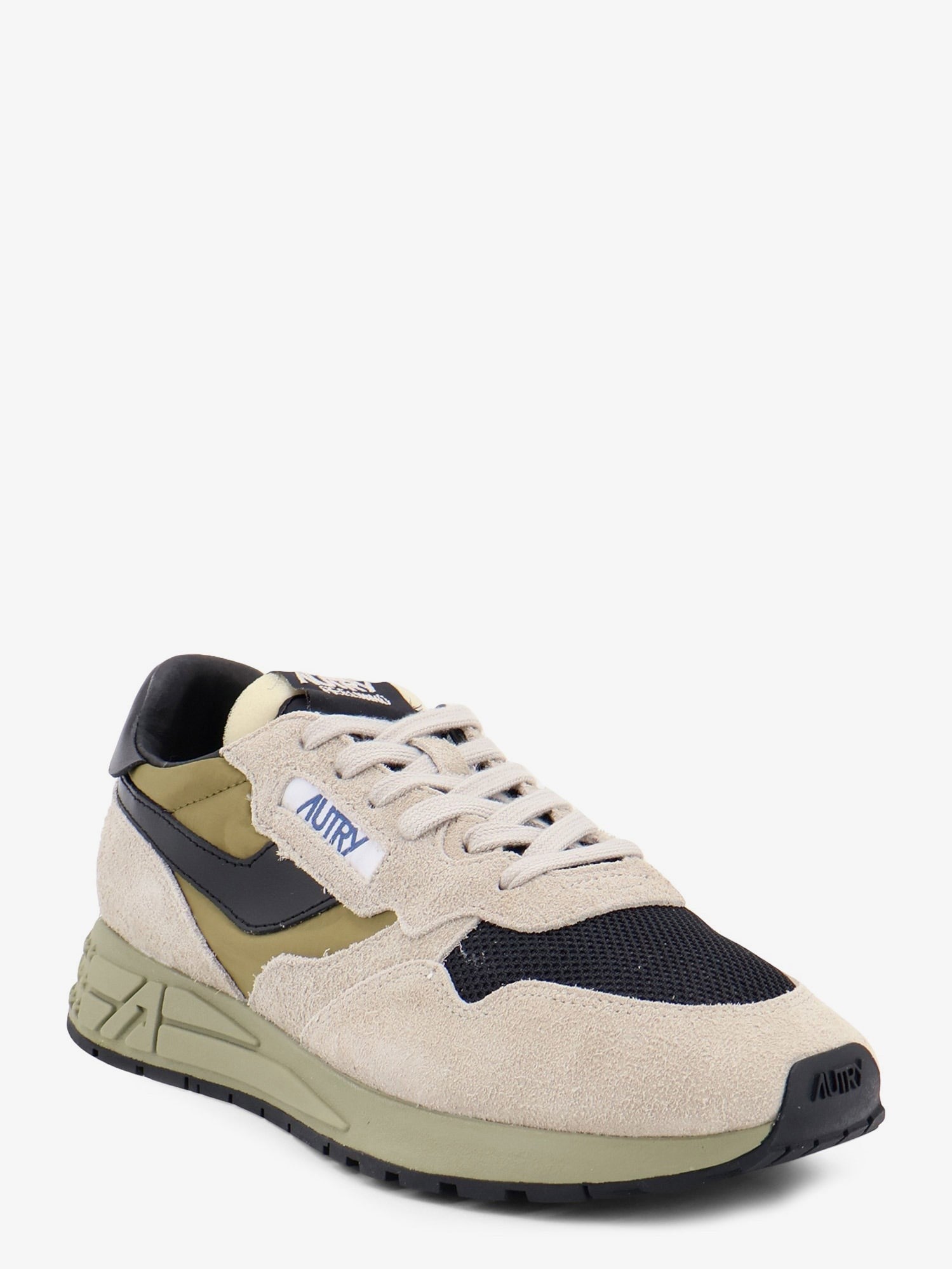 Autry - Reelwind Low mesh and suede sneakers with iconic side logo