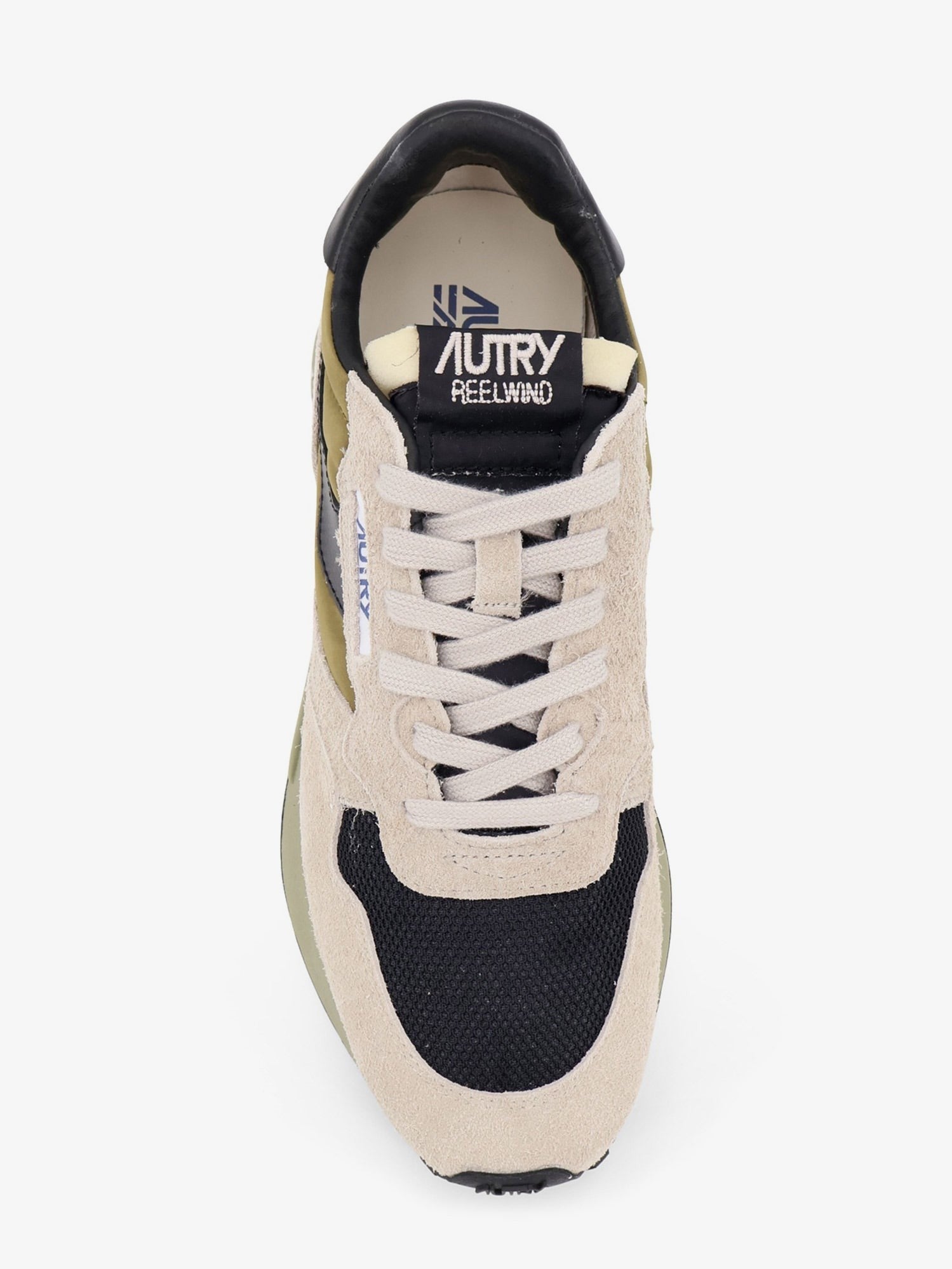 Autry - Reelwind Low mesh and suede sneakers with iconic side logo