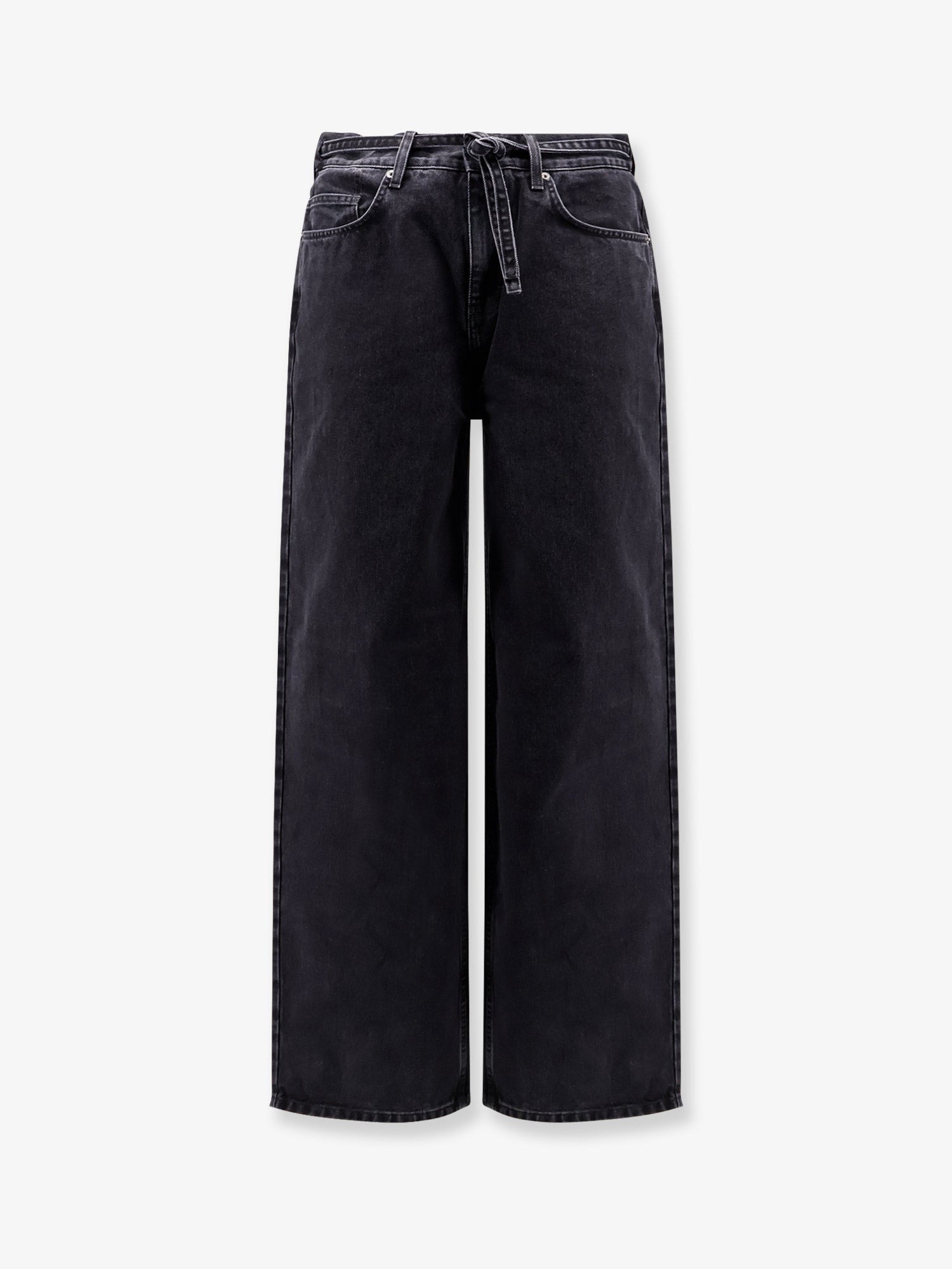 Relaxed fit denim trousers