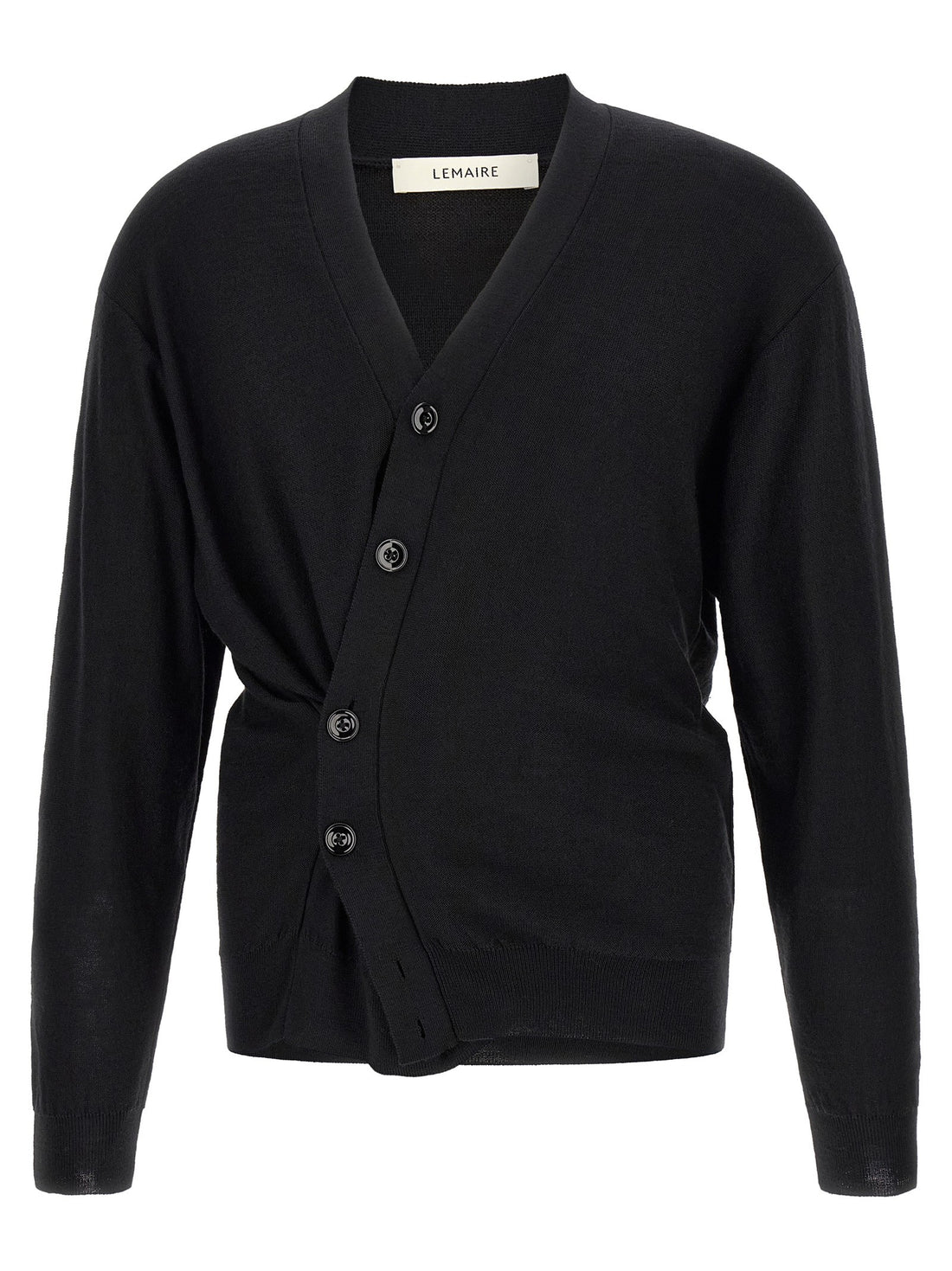 LEMAIRE - 'Relaxed Twisted' cardigan Black