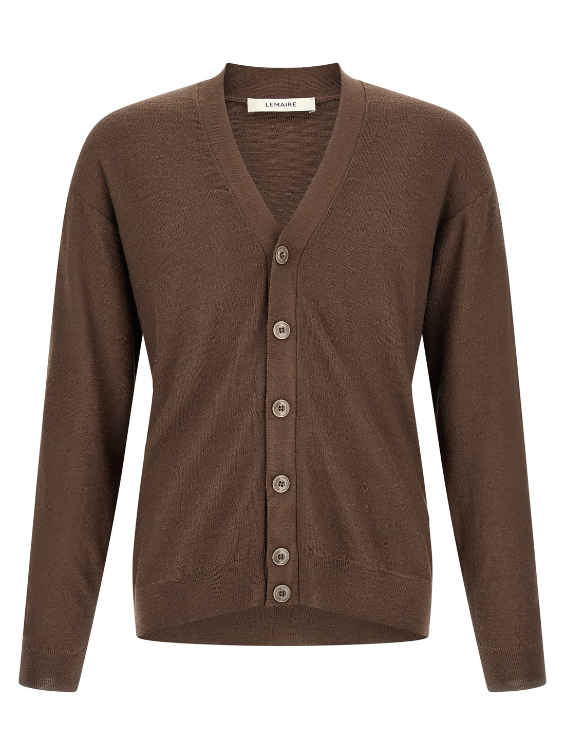 LEMAIRE - 'Relaxed Twisted' cardigan Brown