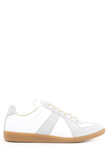 Maison Margiela - Low-top Replica leather and suede sneakers
