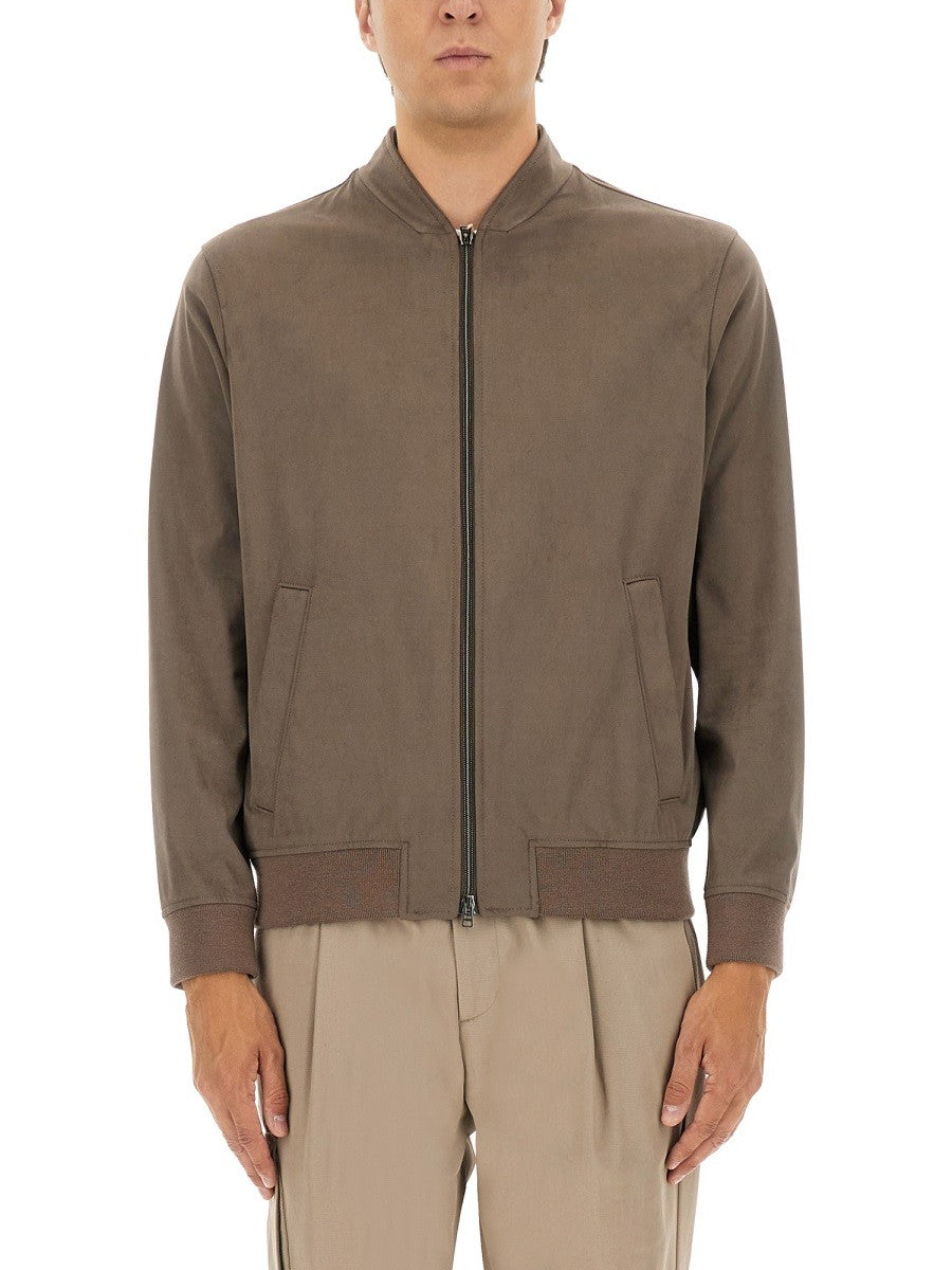 Herno - "RESORT" BOMBER JACKET IN SUEDE ALTERNATIVES resort-bomber-jacket-in-suede-alternatives_2d6612d5-a0fc-4468-850a-f14d67b0a5ec