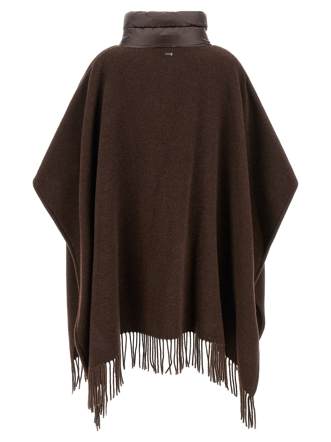 Herno - 'Resort' poncho Brown U