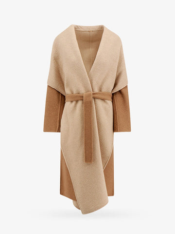 Reversible camel coat