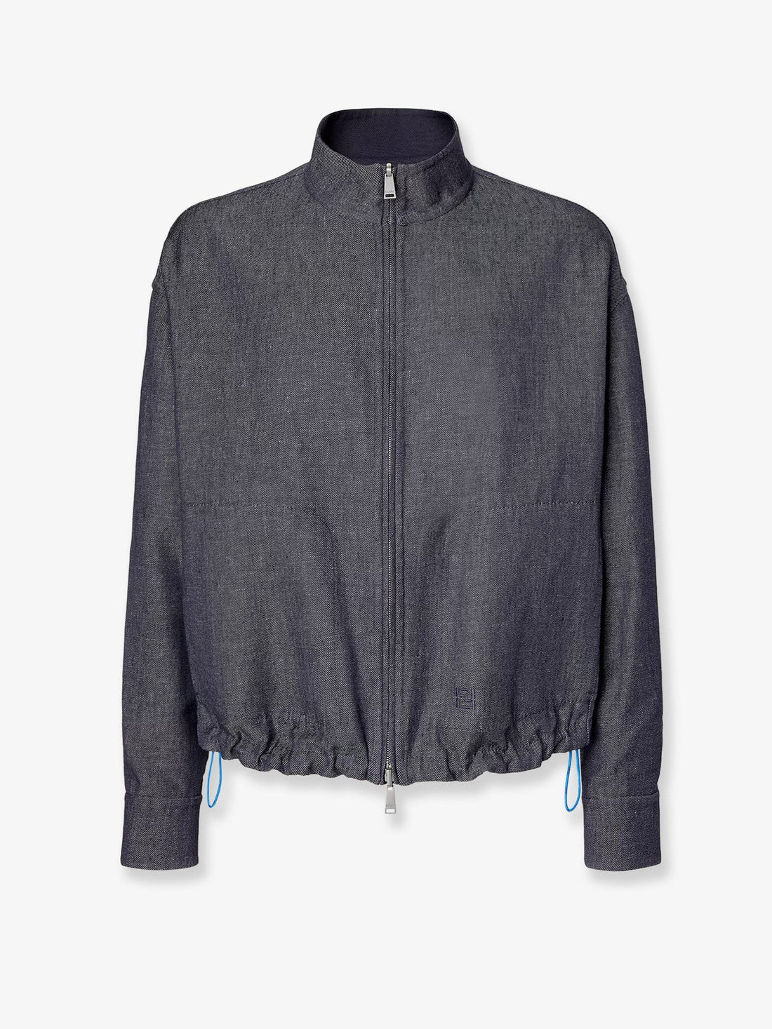 Fendi Reversible denim jacket with embroidered FF logo