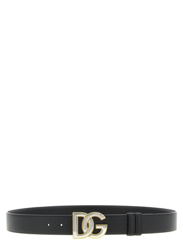 Dolce & Gabbana - Reversible ‘DG’ cross belt
