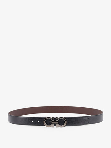 Ferragamo Reversible hammered leather belt