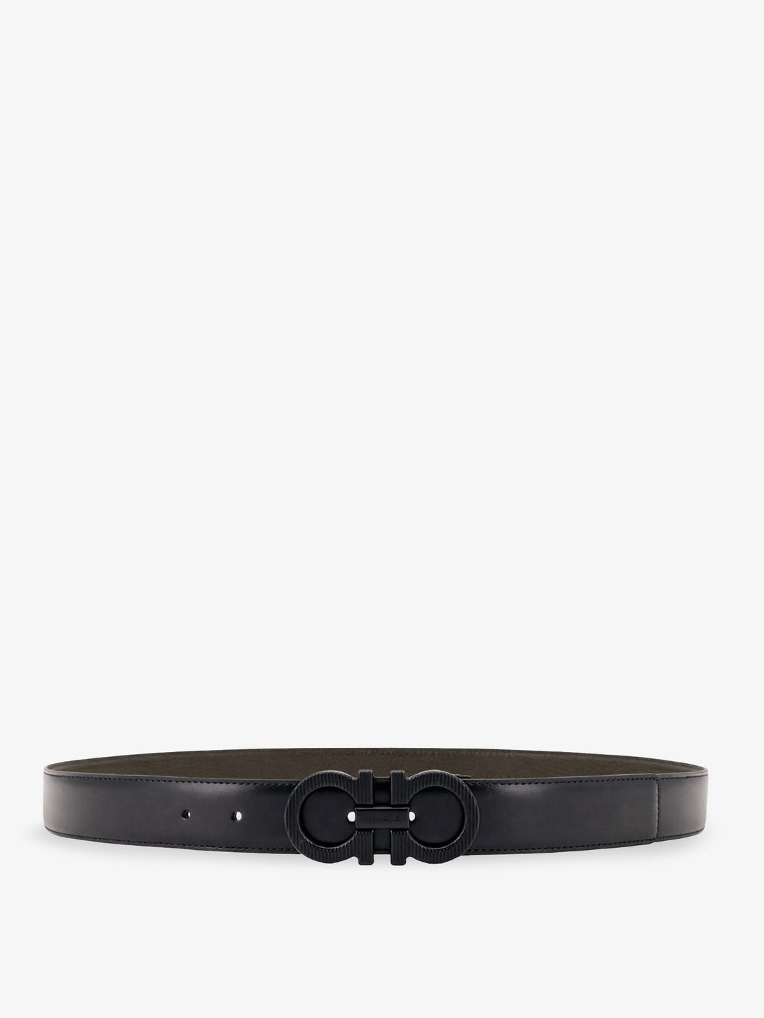 Ferragamo - Reversible leather belt Neronewcognac