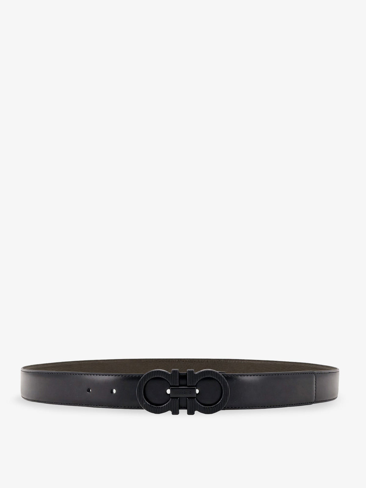 Ferragamo - Reversible leather belt Neronewcognac