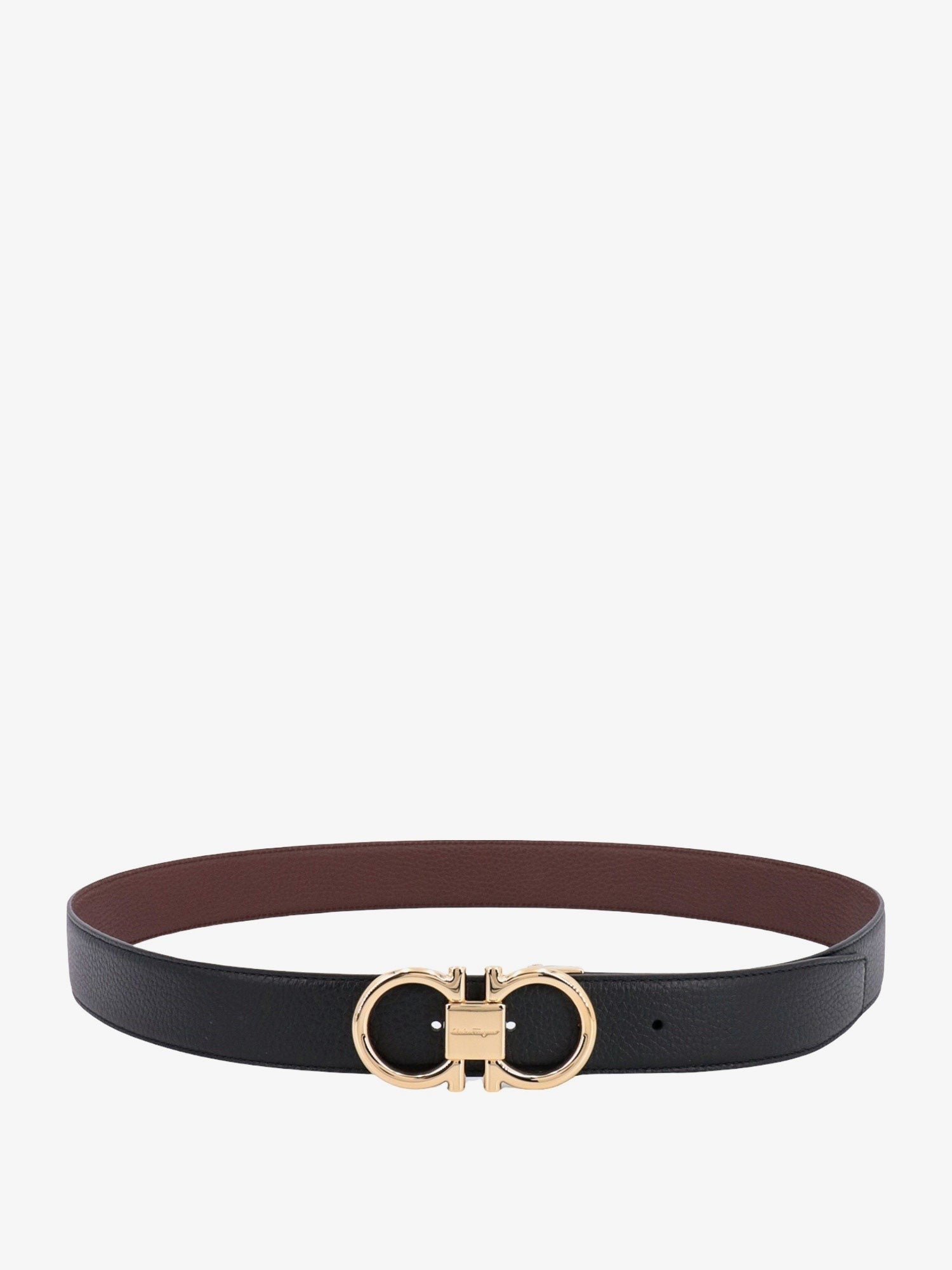 Reversible leather belt